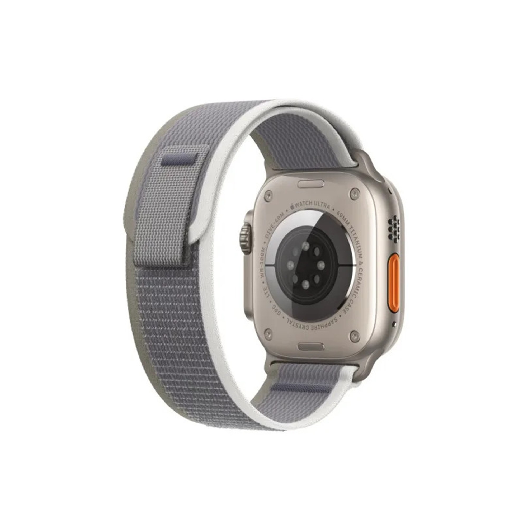 Apple Watch Ultra 2 GPS + Cellular 49mm Titanium Case with Green/Gray Trail Loop - M/L (MRF43) б/в